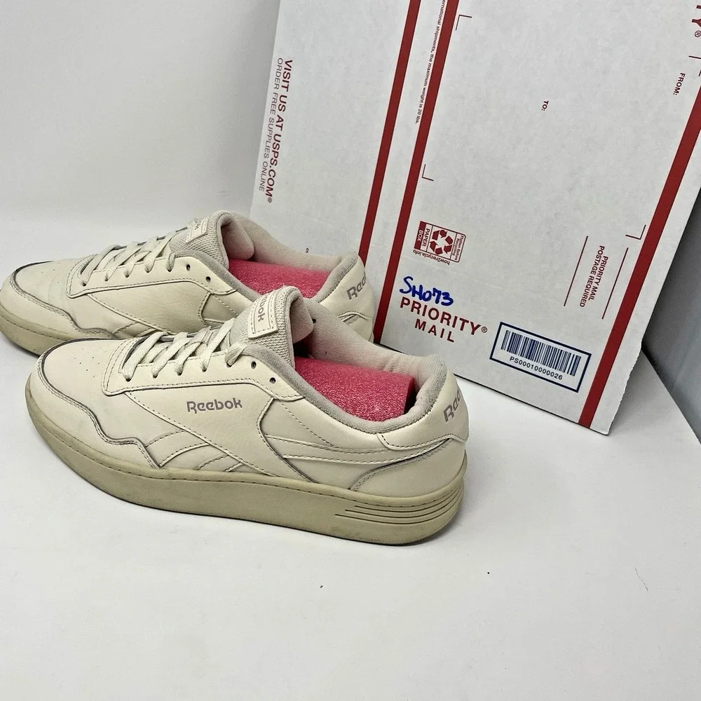 Reebok Royal Techque Womens Tennis Shoes Sneakers US 9 UK 6.5 Off White Athletic